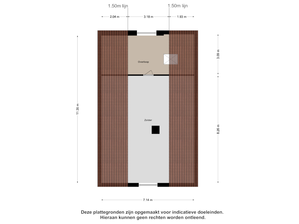 Bekijk plattegrond van Zolder van Provincialeweg 69