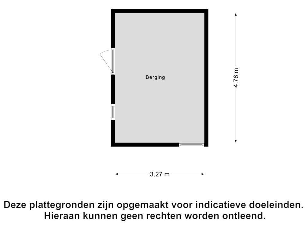 Bekijk plattegrond van Berging van De Trije Roeden 1