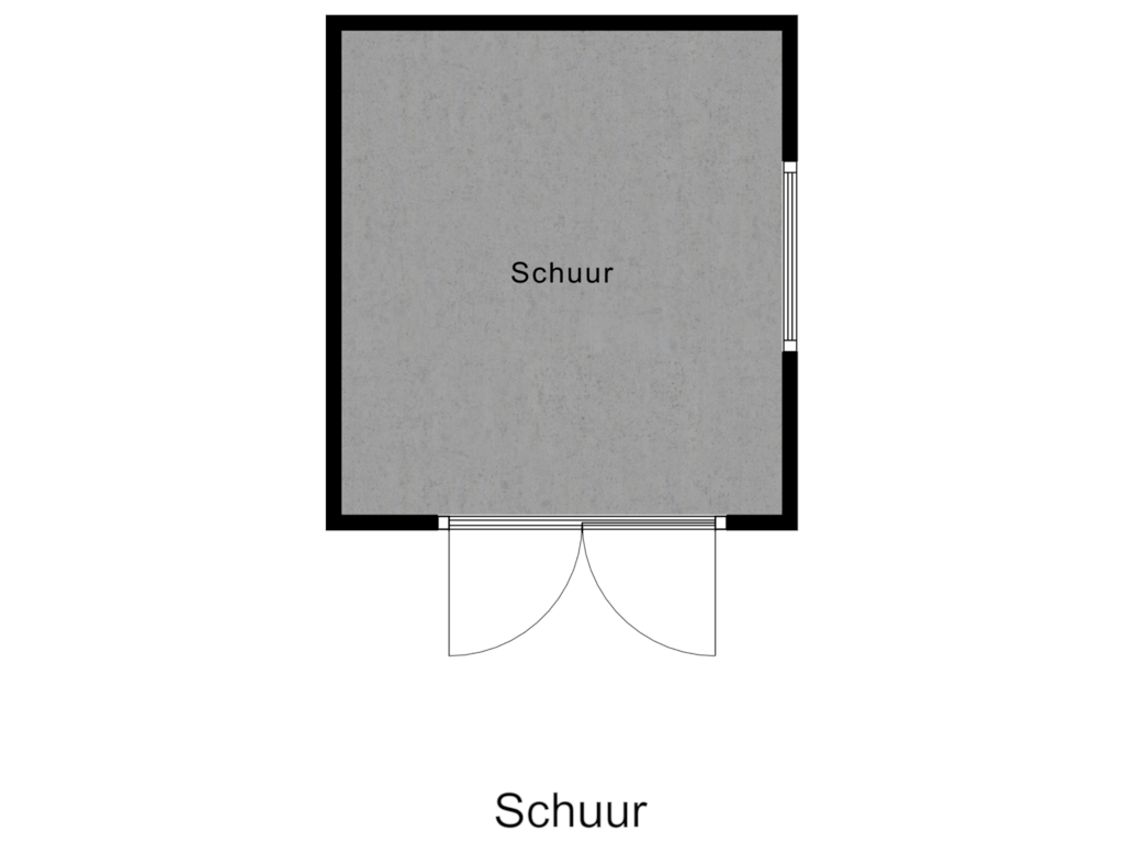 View floorplan of Schuur of Lepelaar 40