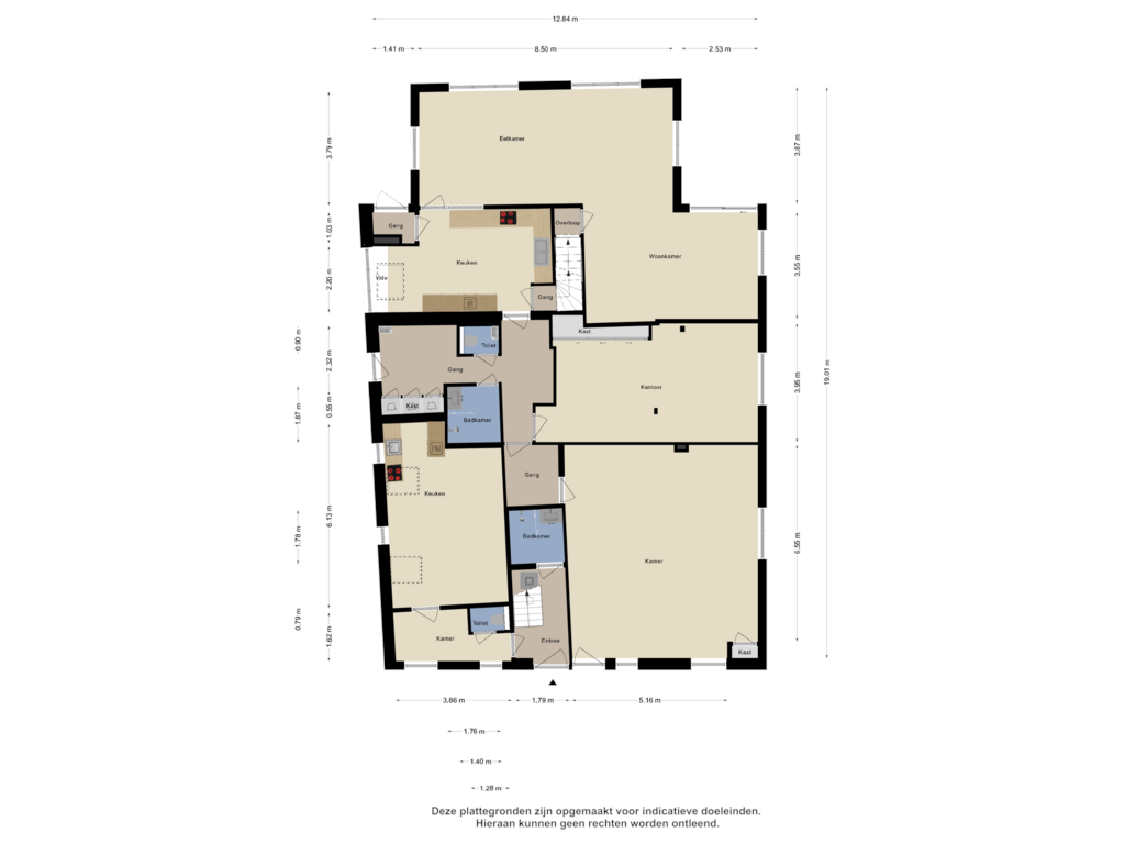 Bekijk plattegrond van Begane Grond van Reesweg 18