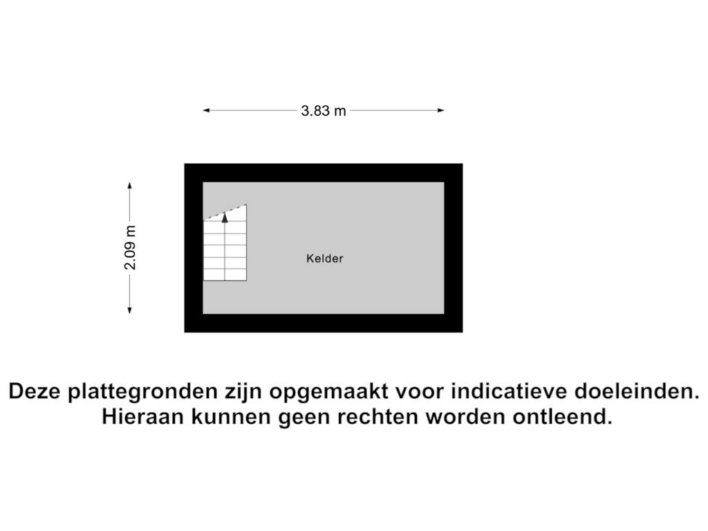 Bekijk plattegrond van Kelder van Reesweg 18