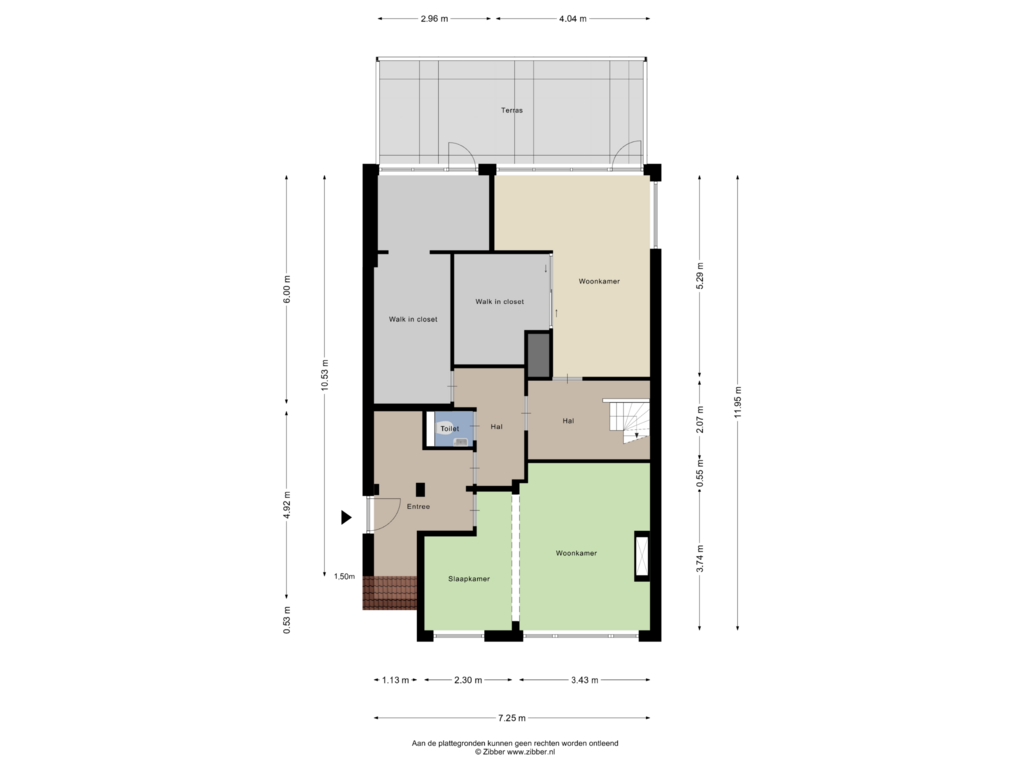 View floorplan of Eerste Verdieping of Dercksenstraat 9