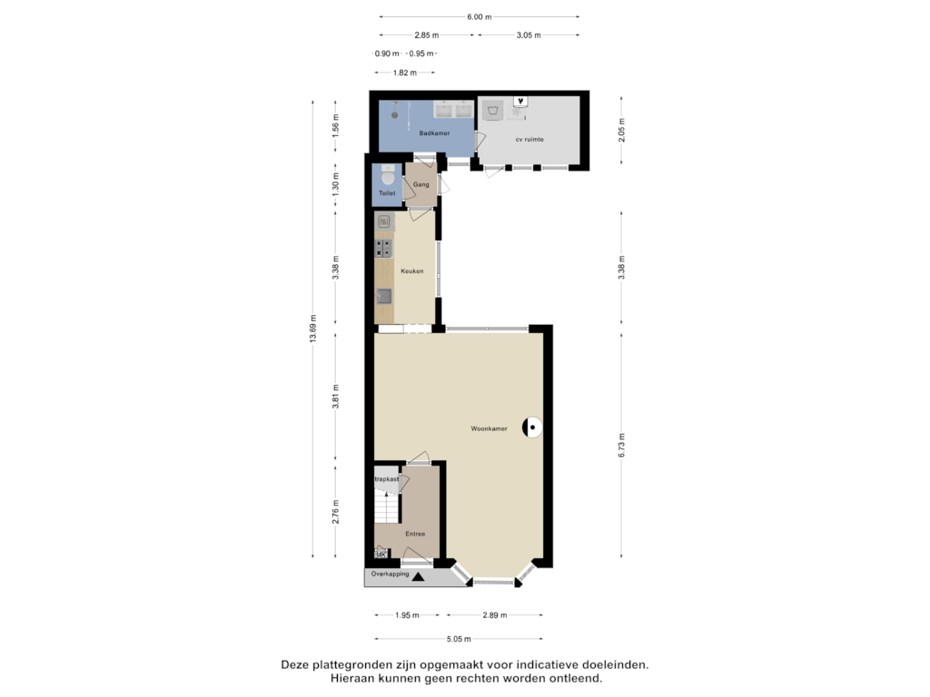 View floorplan of Begane Grond of Buygersstraat 30