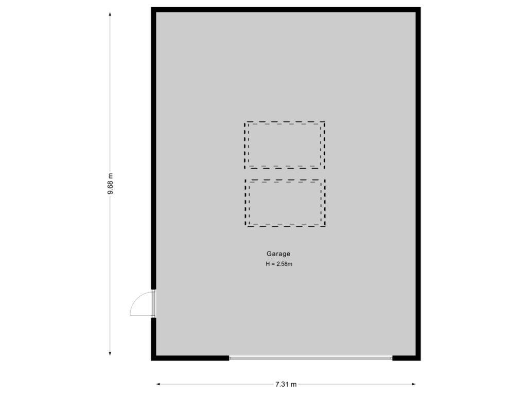 Bekijk plattegrond van Garage van Goutumerdyk 28