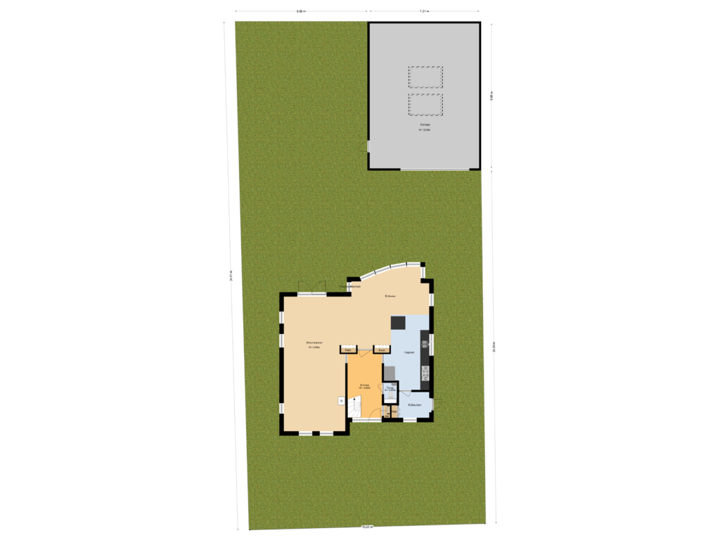 Bekijk plattegrond van Situatie van Goutumerdyk 28