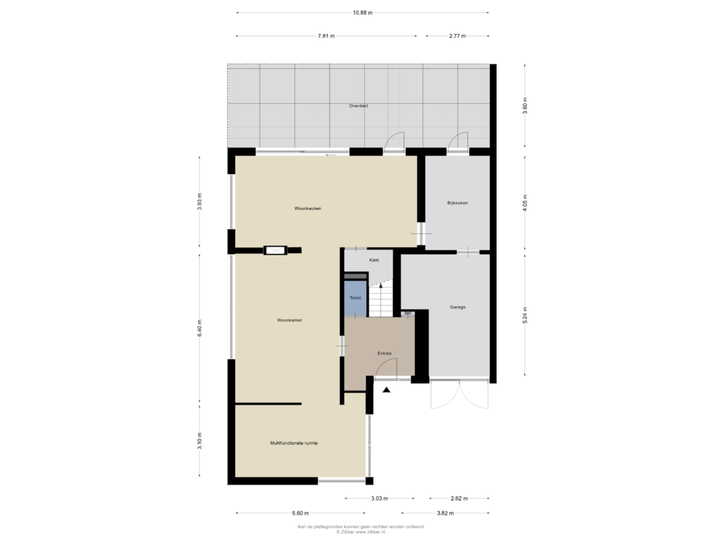 View floorplan of Begane grond of Waterjuffer 9