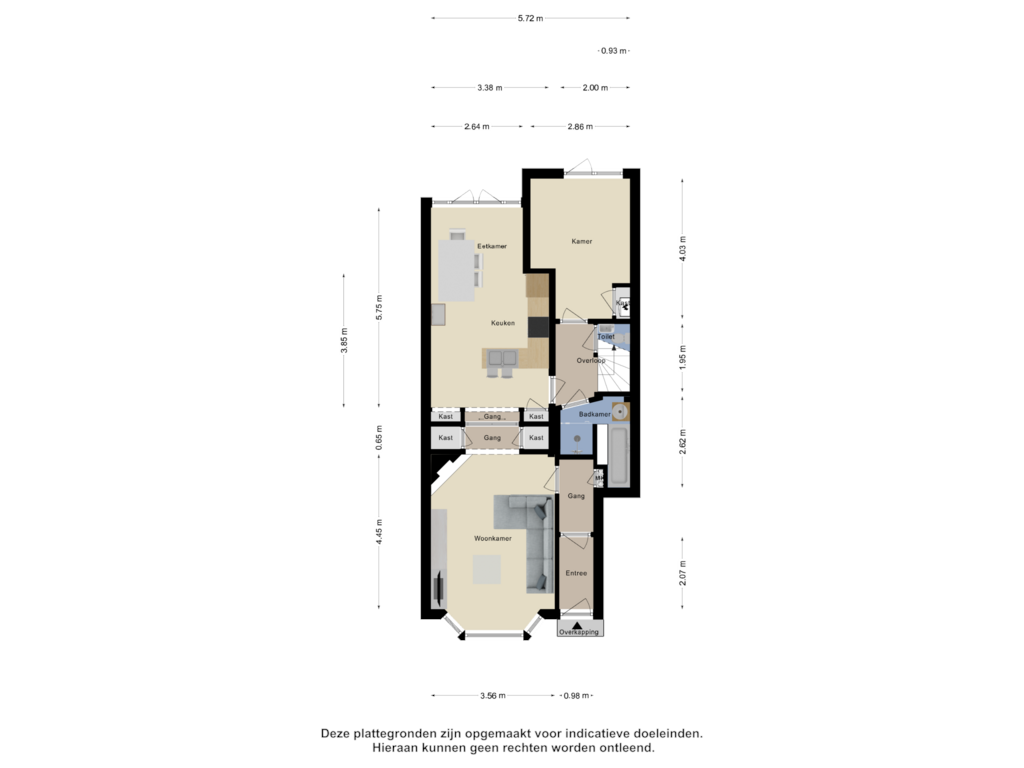 Bekijk plattegrond van Begane Grond van Bilderdijkplein 27