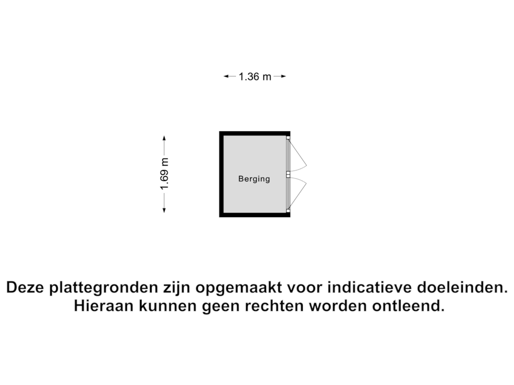 Bekijk plattegrond van Berging van Bilderdijkplein 27