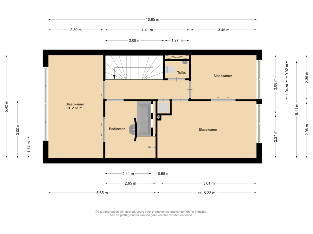 Bekijk plattegrond van 1E VERDIEPING van Van de Hulsthof 20