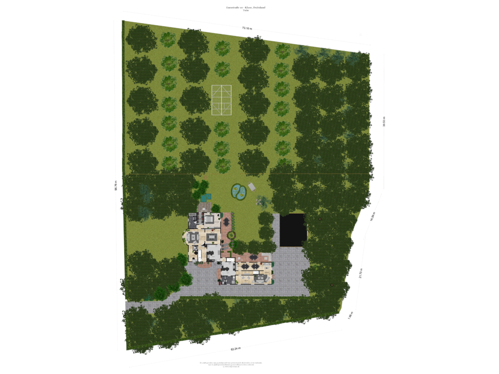 Bekijk plattegrond van TUIN van Emsstraße 10