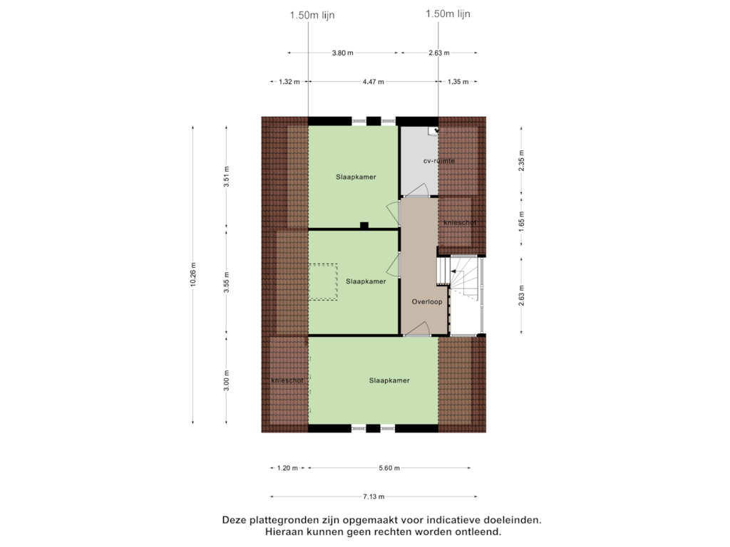 View floorplan of Tweede Verdieping of Den Eik 20