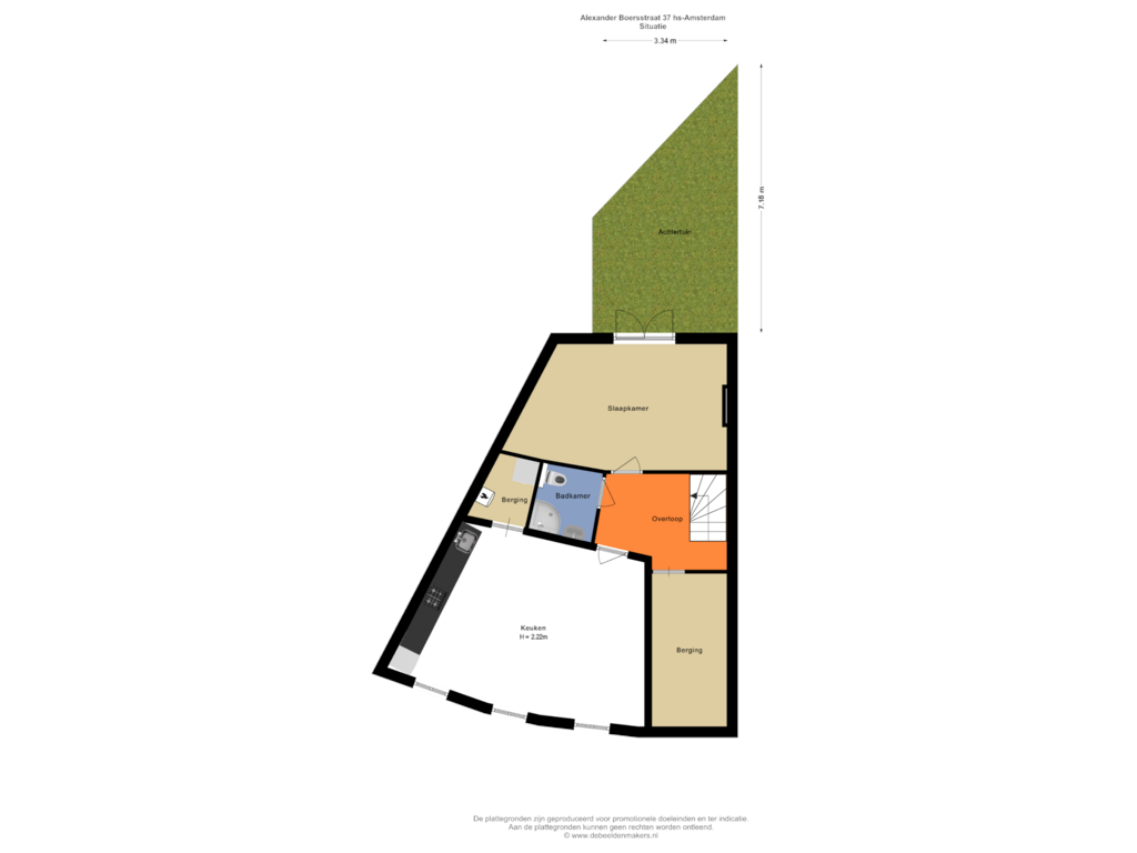 Bekijk plattegrond van Situatie van Alexander Boersstraat 37-H