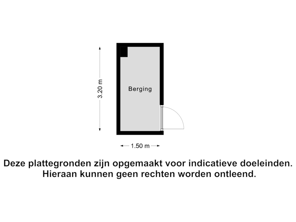 Bekijk plattegrond van Berging van De Halte 157