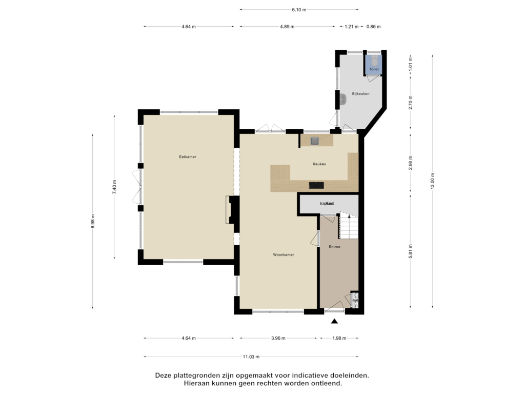 Bekijk plattegrond van Begane Grond van Goudhoekweg 16