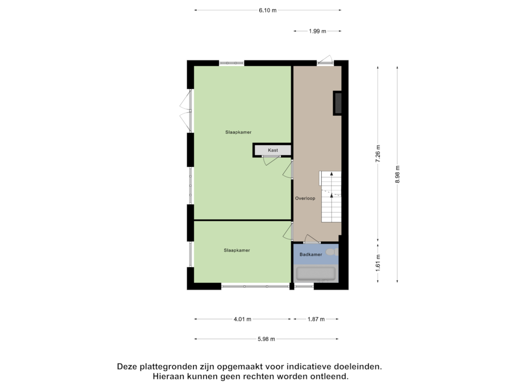 Bekijk plattegrond van Ereste  Verdieping van Goudhoekweg 16