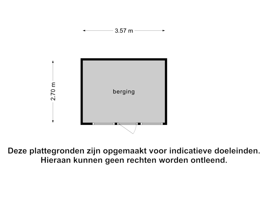 View floorplan of Berging of Heereplein 12