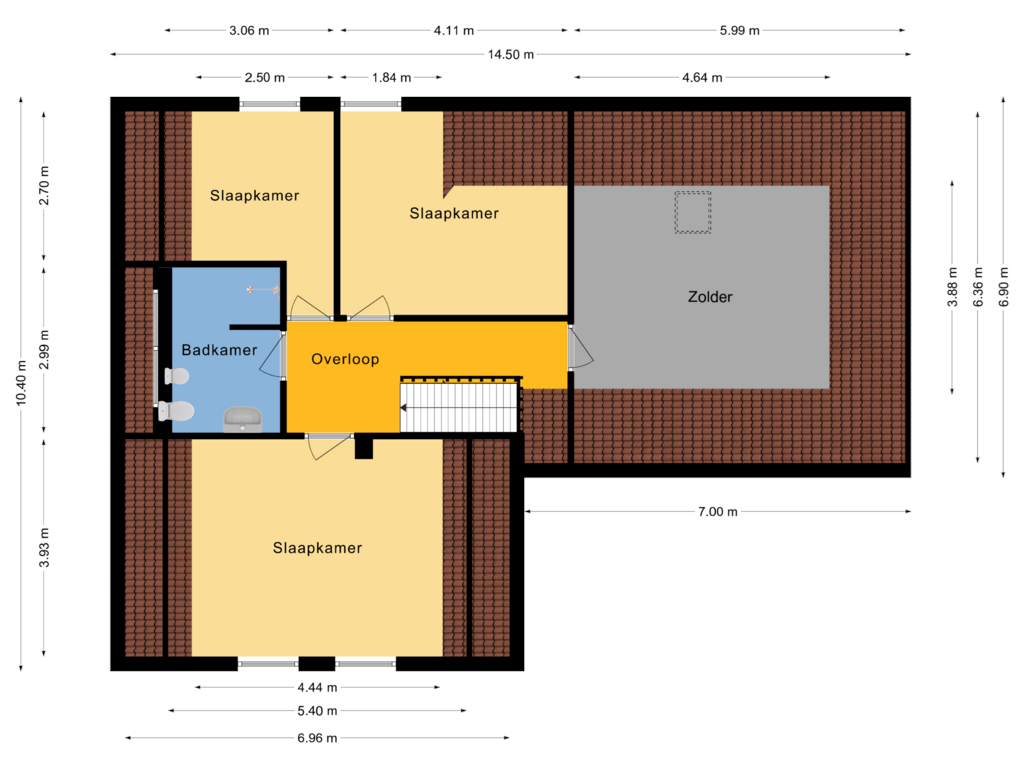 Bekijk plattegrond van 1e Verdieping van Jan Westerhuisstraat 8