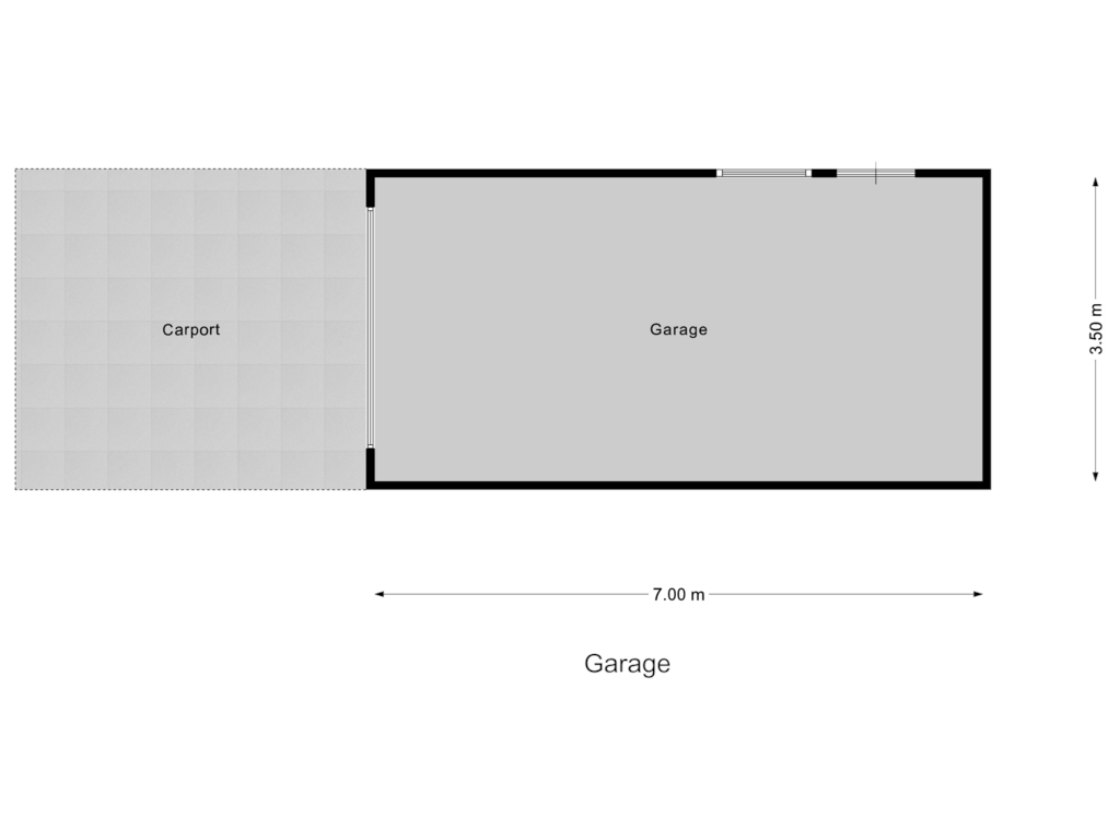 Bekijk plattegrond van Garage van Dorsvloer 20