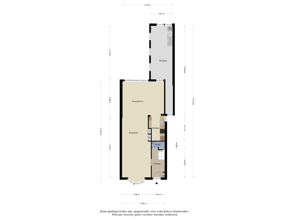 Bekijk plattegrond van Begane Grond van Nieuweweg 6