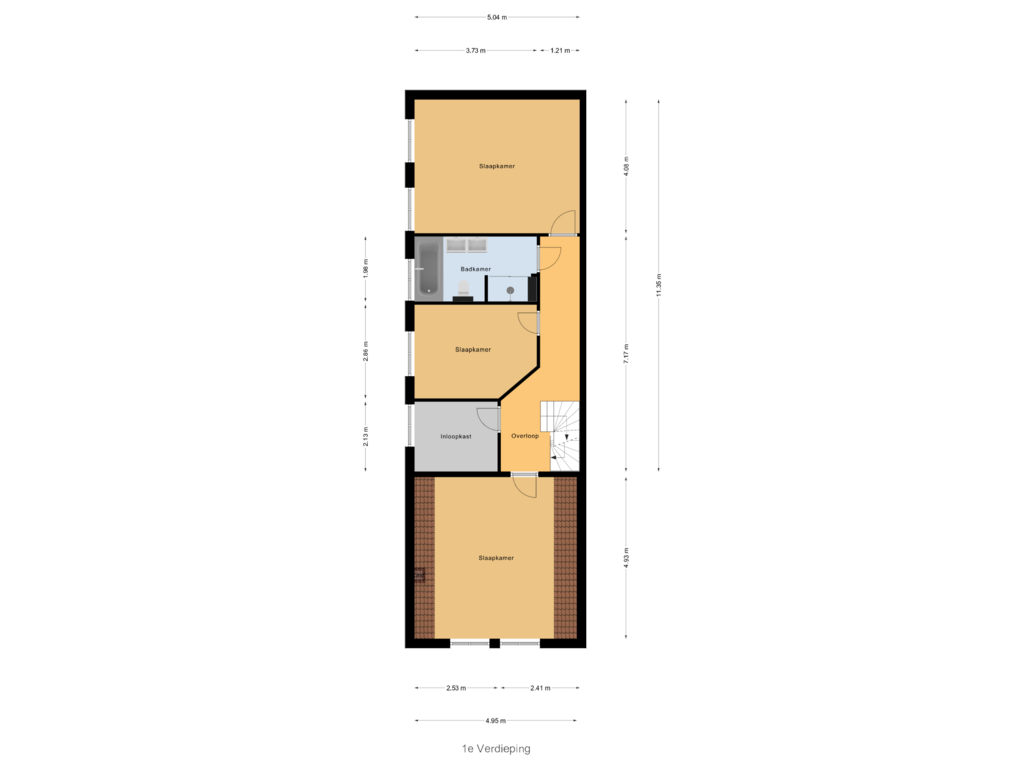 Bekijk plattegrond van 1e Verdieping van Sandtlaan 2