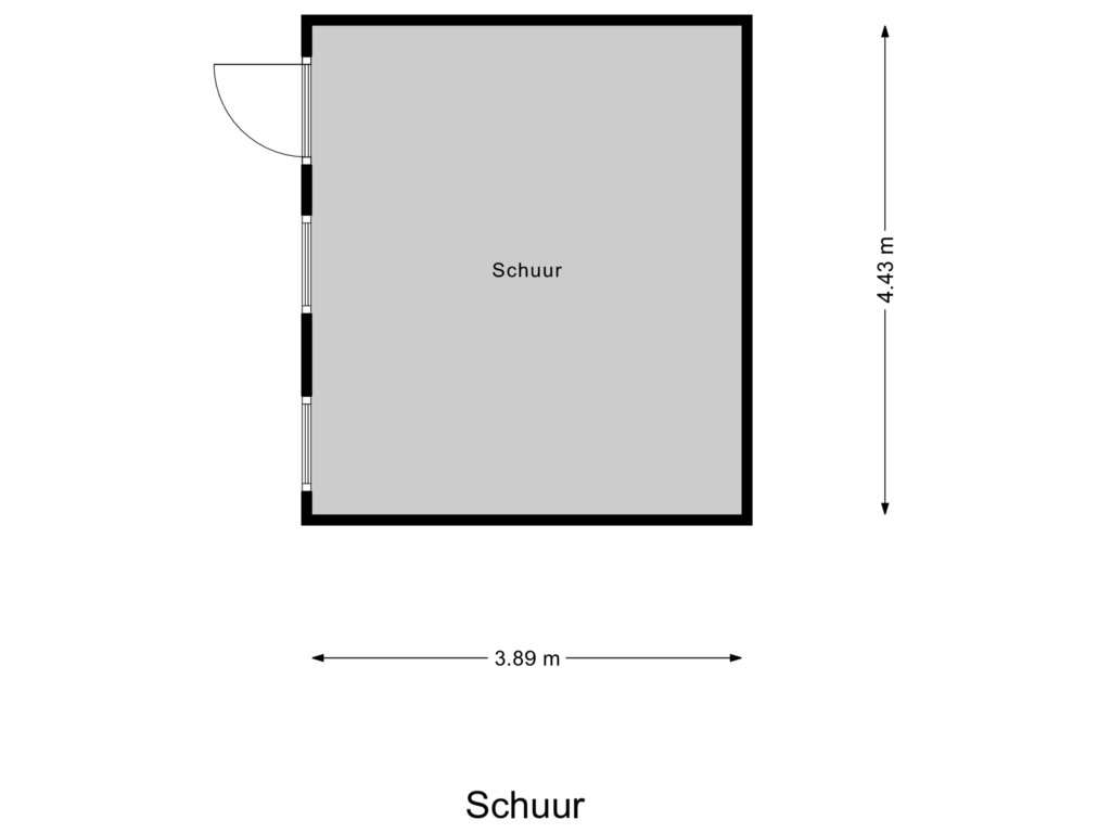 Bekijk plattegrond van Schuur van Van Zuylen van Nijeveltstraat 248