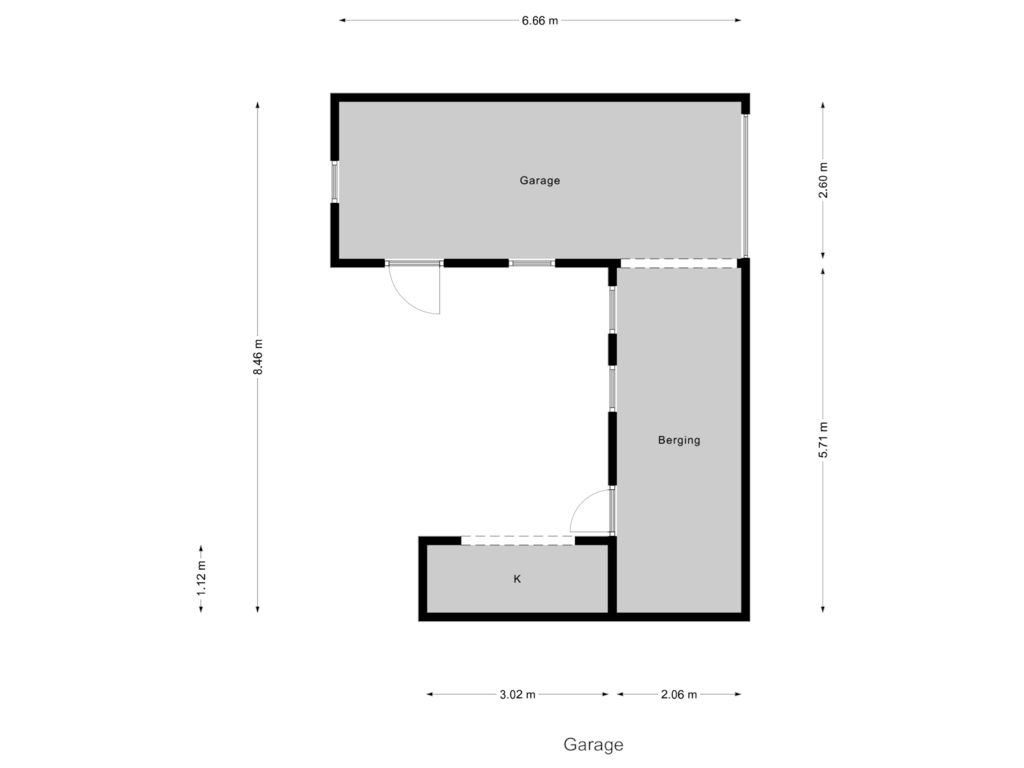 Bekijk plattegrond van Garage van Wingerdstraat 32