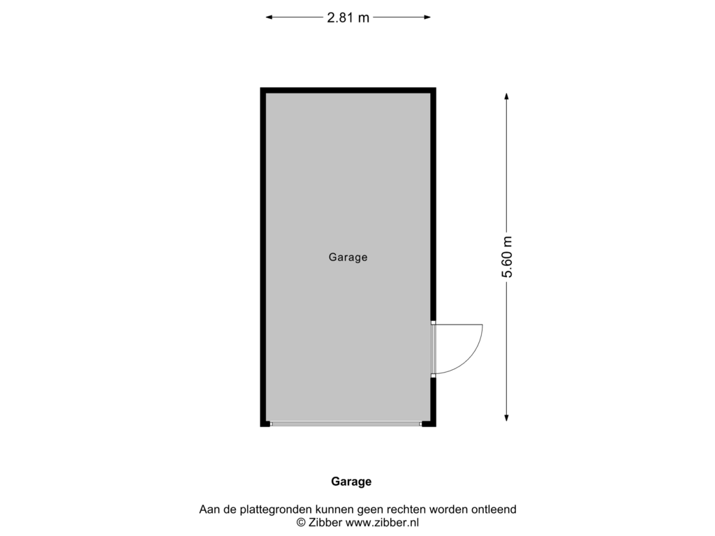 Bekijk plattegrond van Garage van Langstraat 29