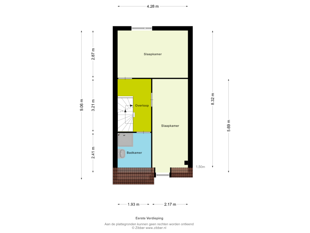 Bekijk plattegrond van Eerste Verdieping van Servaashof 8