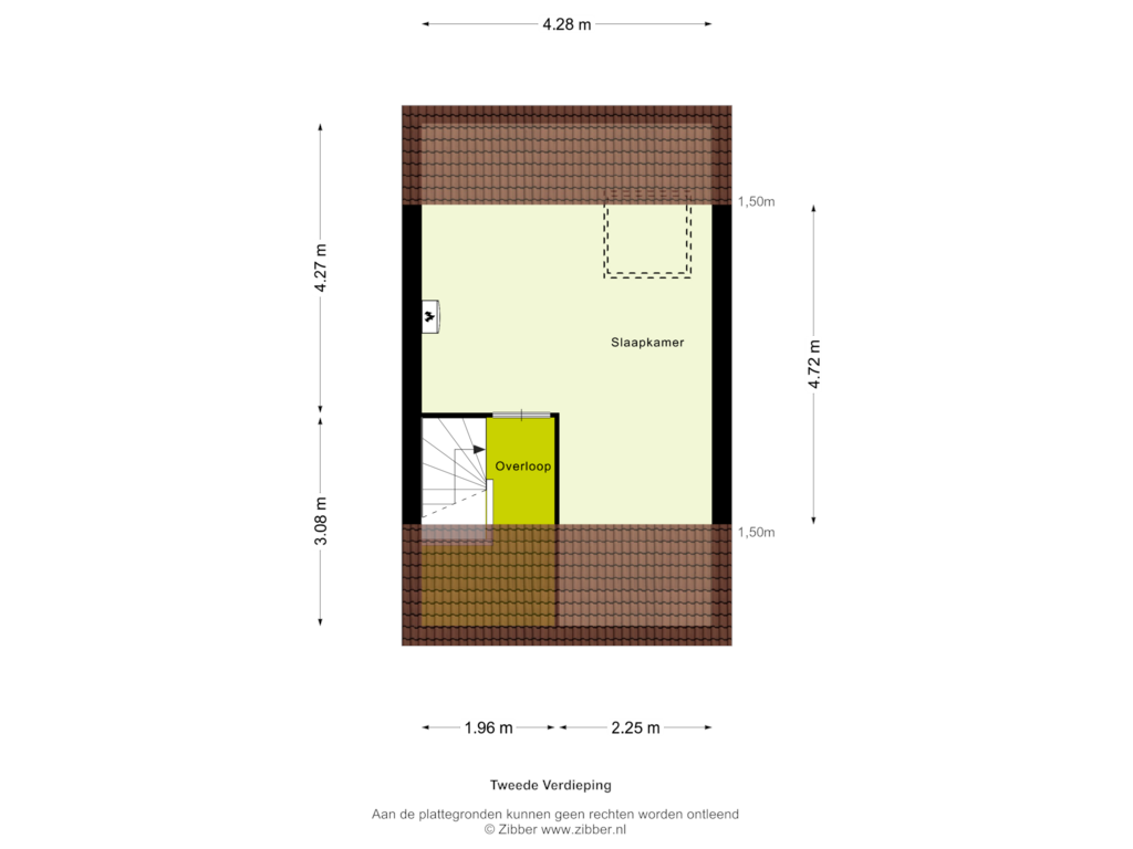 Bekijk plattegrond van Tweede Verdieping van Servaashof 8