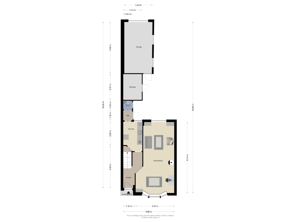 View floorplan of Begane Grond of Sumatrastraat 33