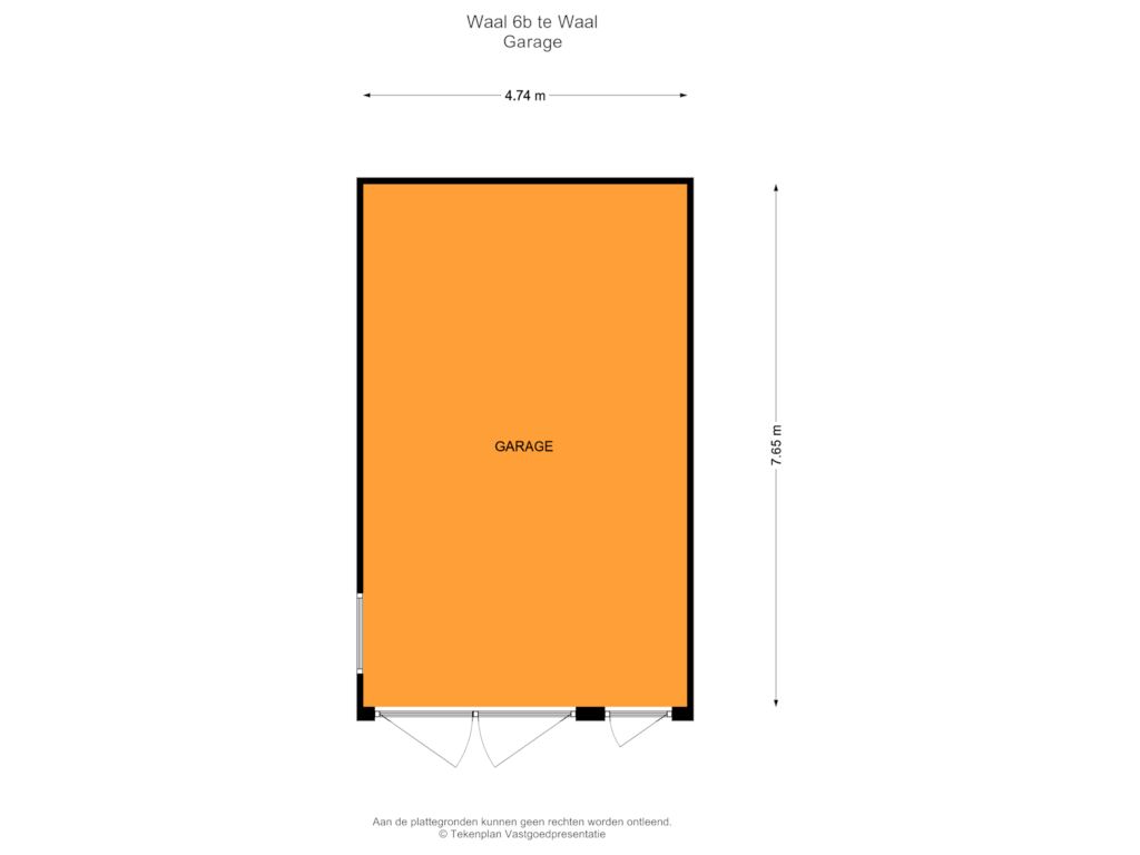 Bekijk plattegrond van Garage van Waal 6-B