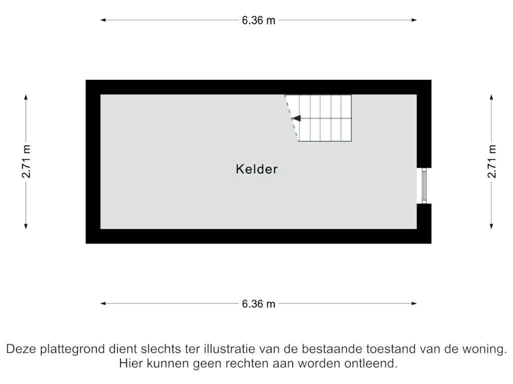 Bekijk plattegrond van Kelder van Rothkranslaan 11