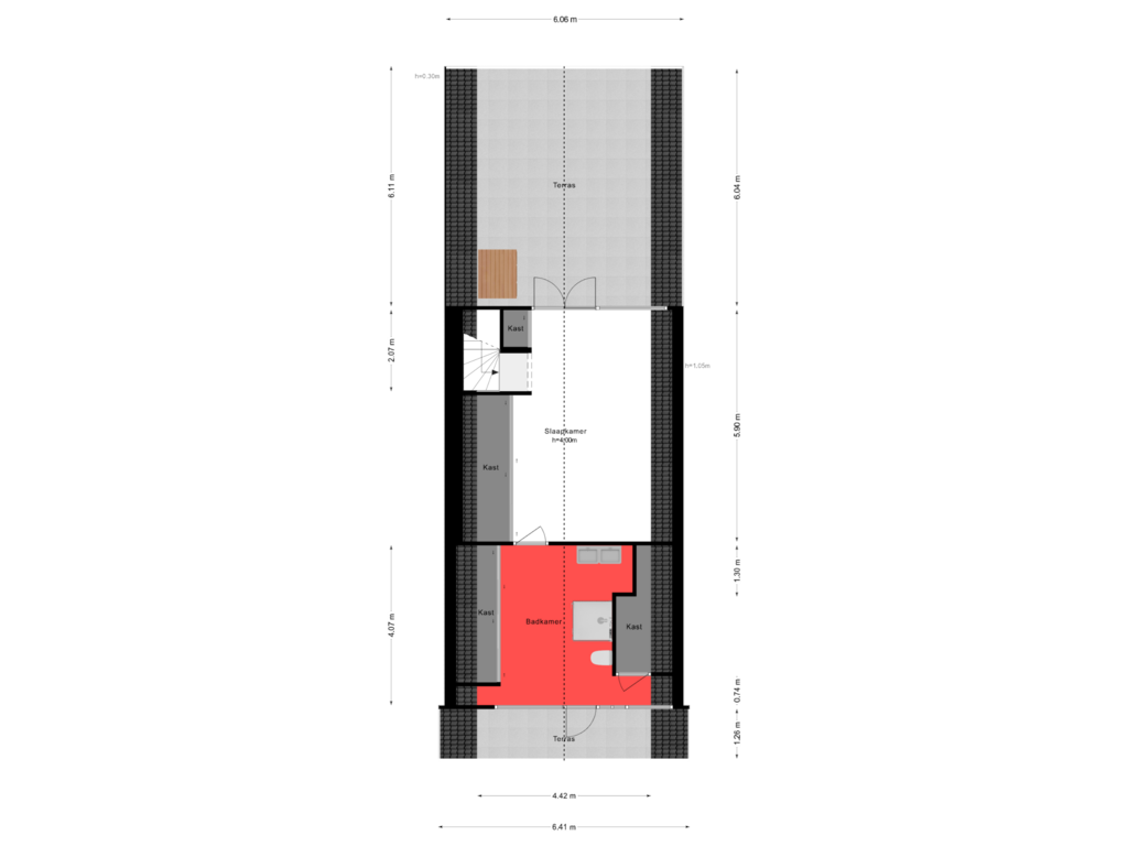 Bekijk plattegrond van 2e Verdieping van Wolkenveld 24