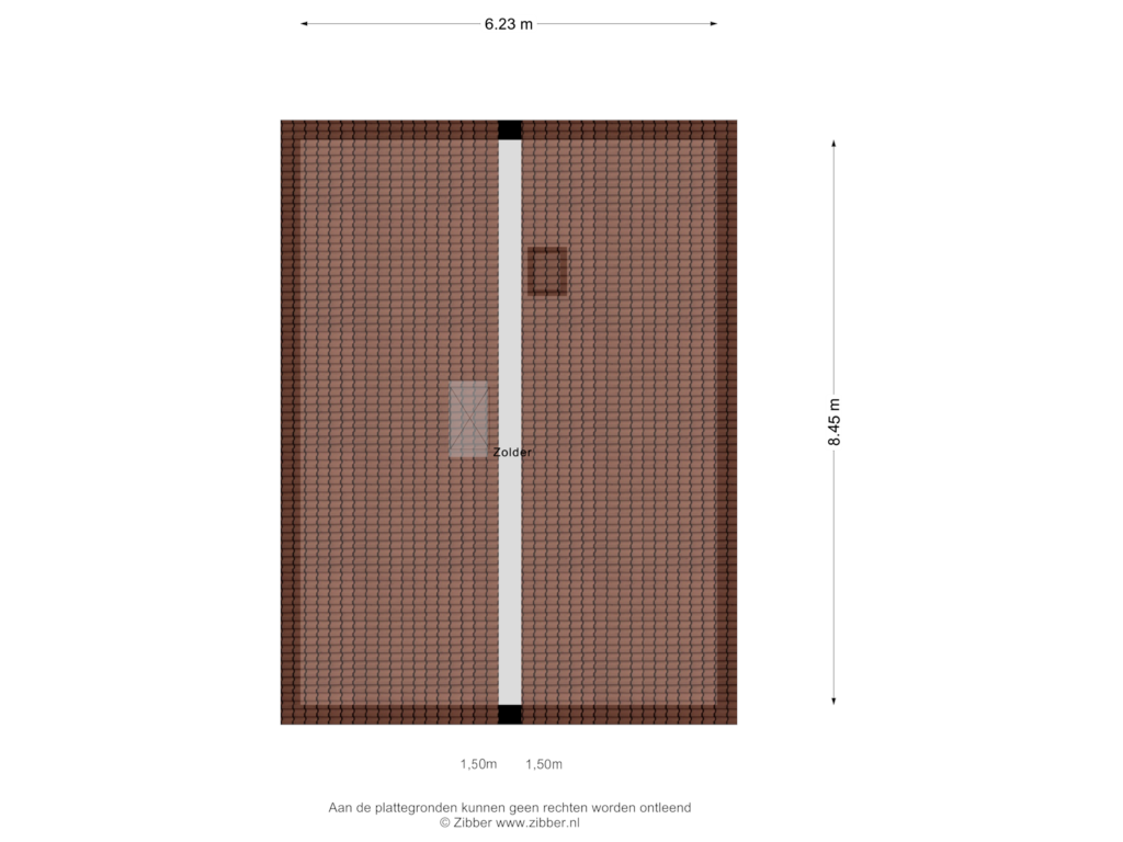 Bekijk plattegrond van Zolder van Heggenseveld 15