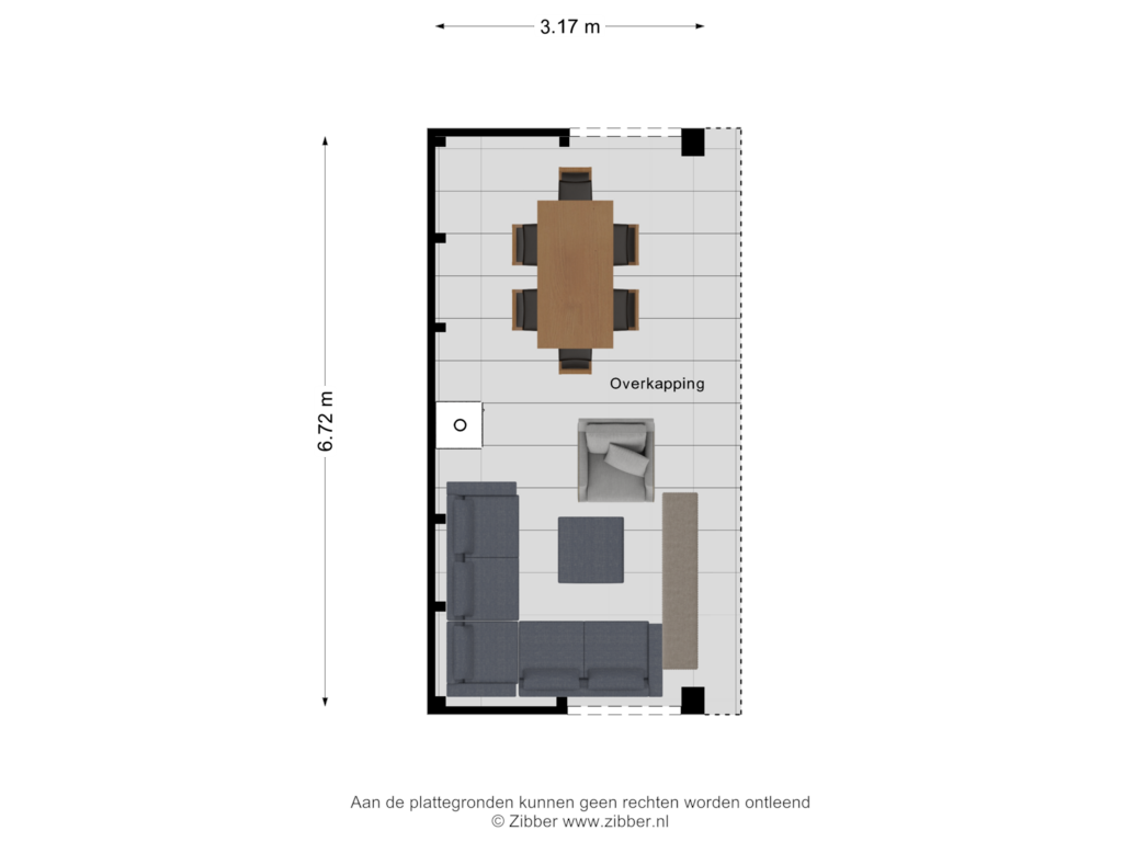 Bekijk plattegrond van Overkapping van Heggenseveld 15