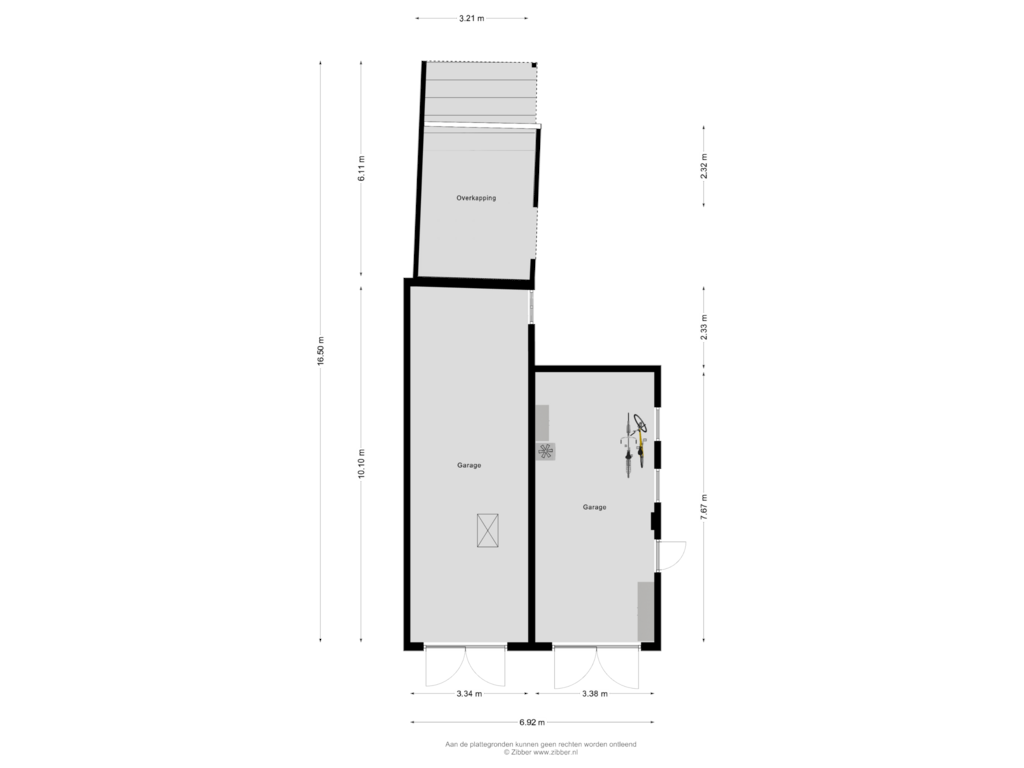 Bekijk plattegrond van Garage van Heggenseveld 15