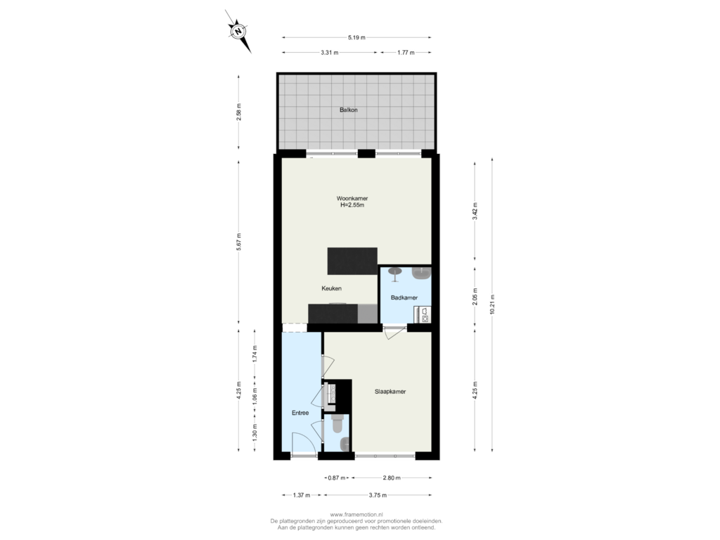 Bekijk plattegrond van Verdieping 1 van Ina Damman erf 23