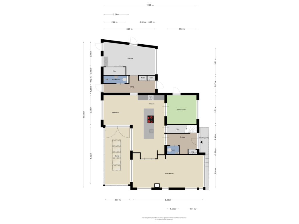 Bekijk plattegrond van Begane Grond van Heisteeg 5