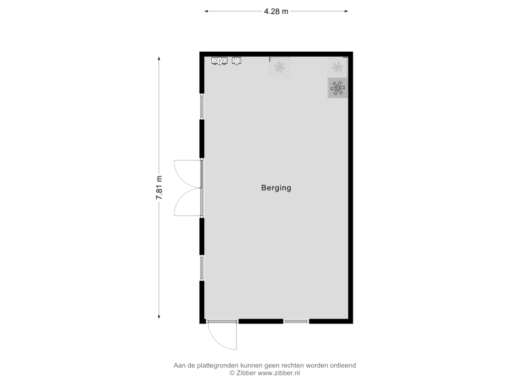 Bekijk plattegrond van Berging van Heisteeg 5