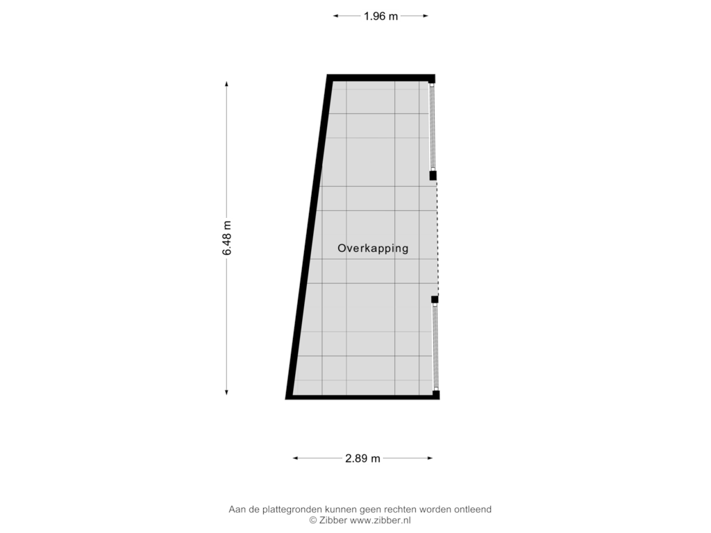 Bekijk plattegrond van Overkapping van Heisteeg 5