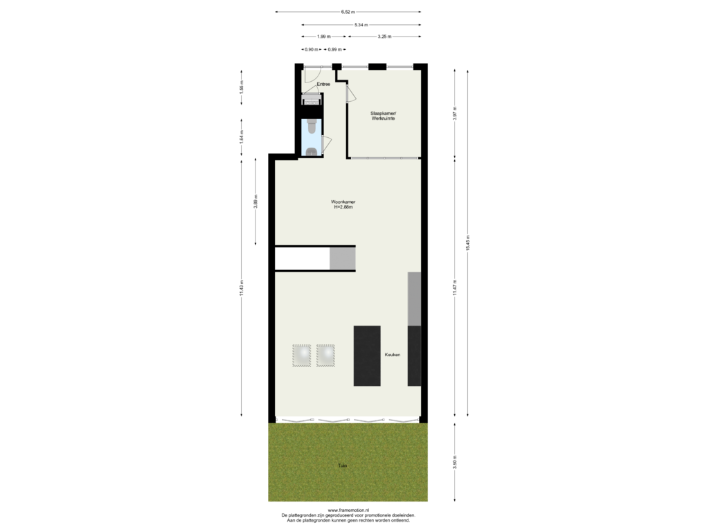 Bekijk plattegrond van Begane Grond van Waterloostraat 63