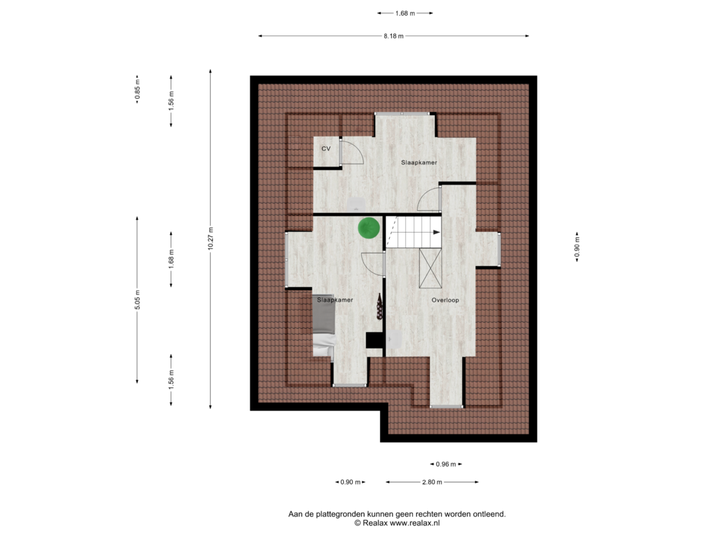 Bekijk plattegrond van Verdieping 2 van Diepenheimseweg 23