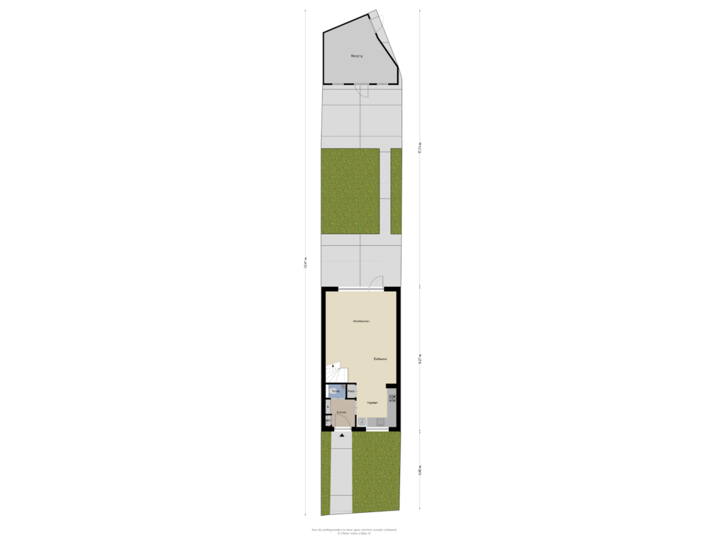 Bekijk plattegrond van Begane Grond- Tuin van Middeltje 32