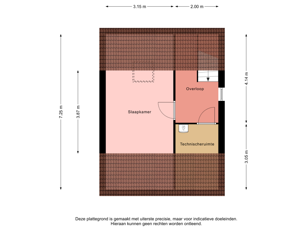 Bekijk plattegrond van 2e Verdieping van Moezel 93