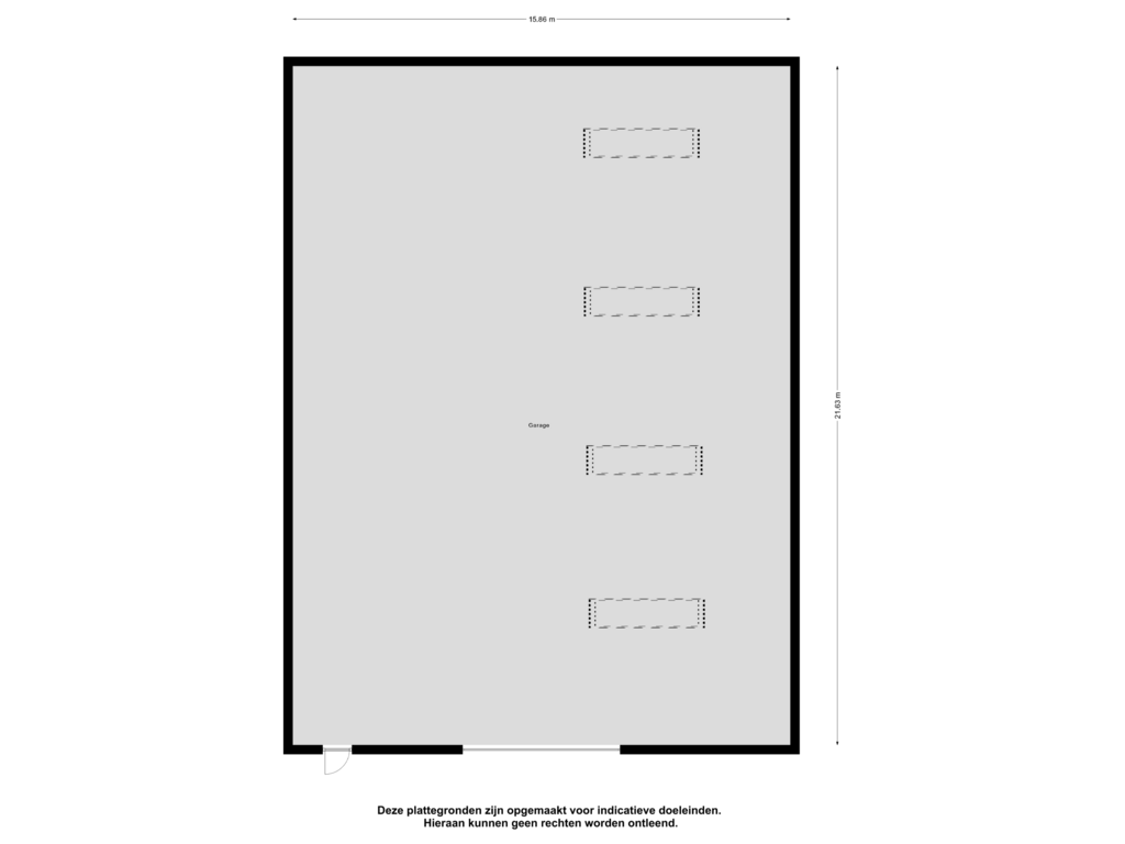 Bekijk plattegrond van Garage van Diomedeweg 2