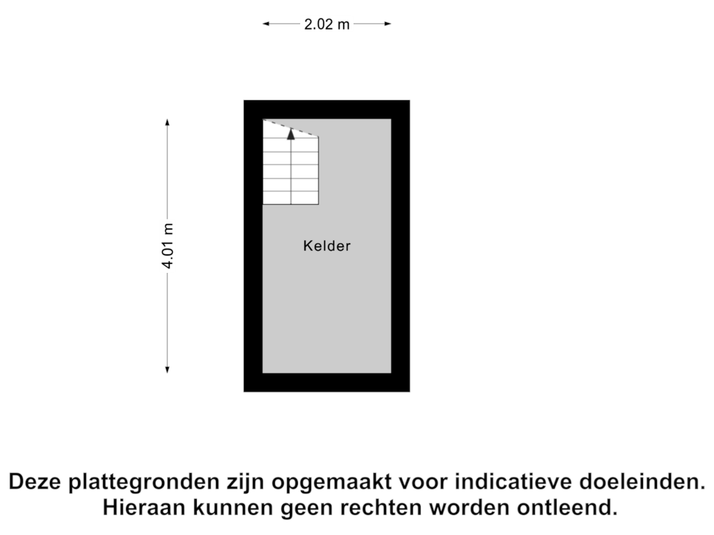 Bekijk plattegrond van Kelder van Diomedeweg 2