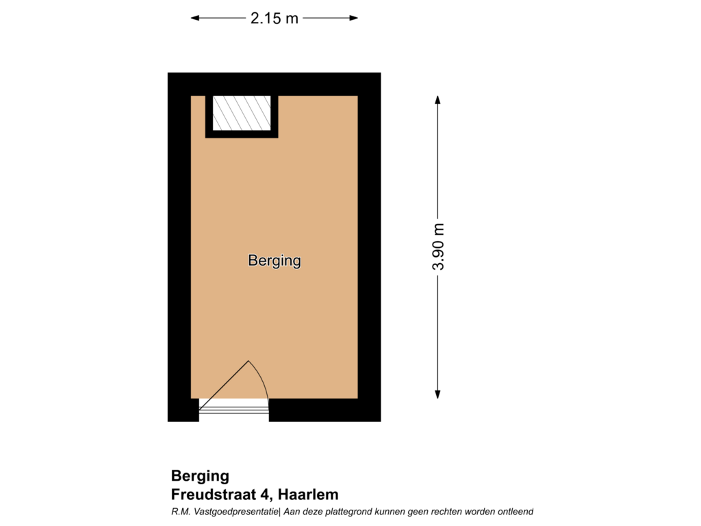 Bekijk plattegrond van Berging van Freudstraat 4