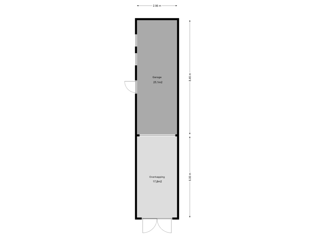 Bekijk plattegrond van Garage van Pastoor van den Heuvelstraat 19