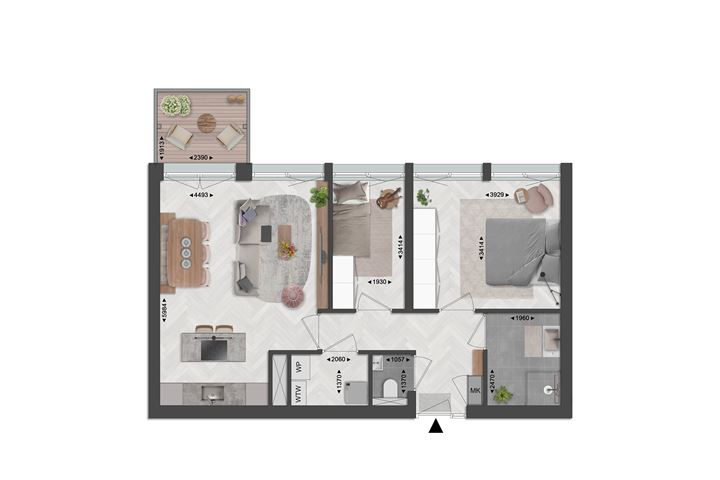 Bekijk foto 6 van Appartement | Type B (Bouwnr. 18)