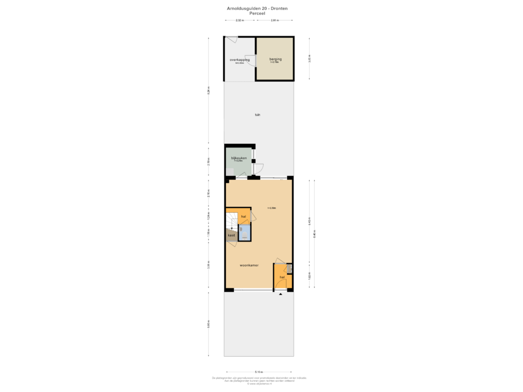 View floorplan of PERCEEL of Arnoldusgulden 20